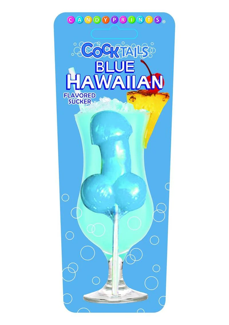 Candyprints Blue Hawaiian Cocktail Sucker - Image 2
