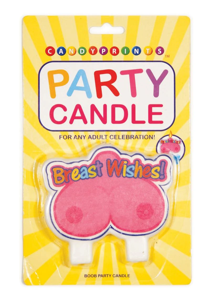 Candyprints Breast Wishes Boob Party Candle - Image 2