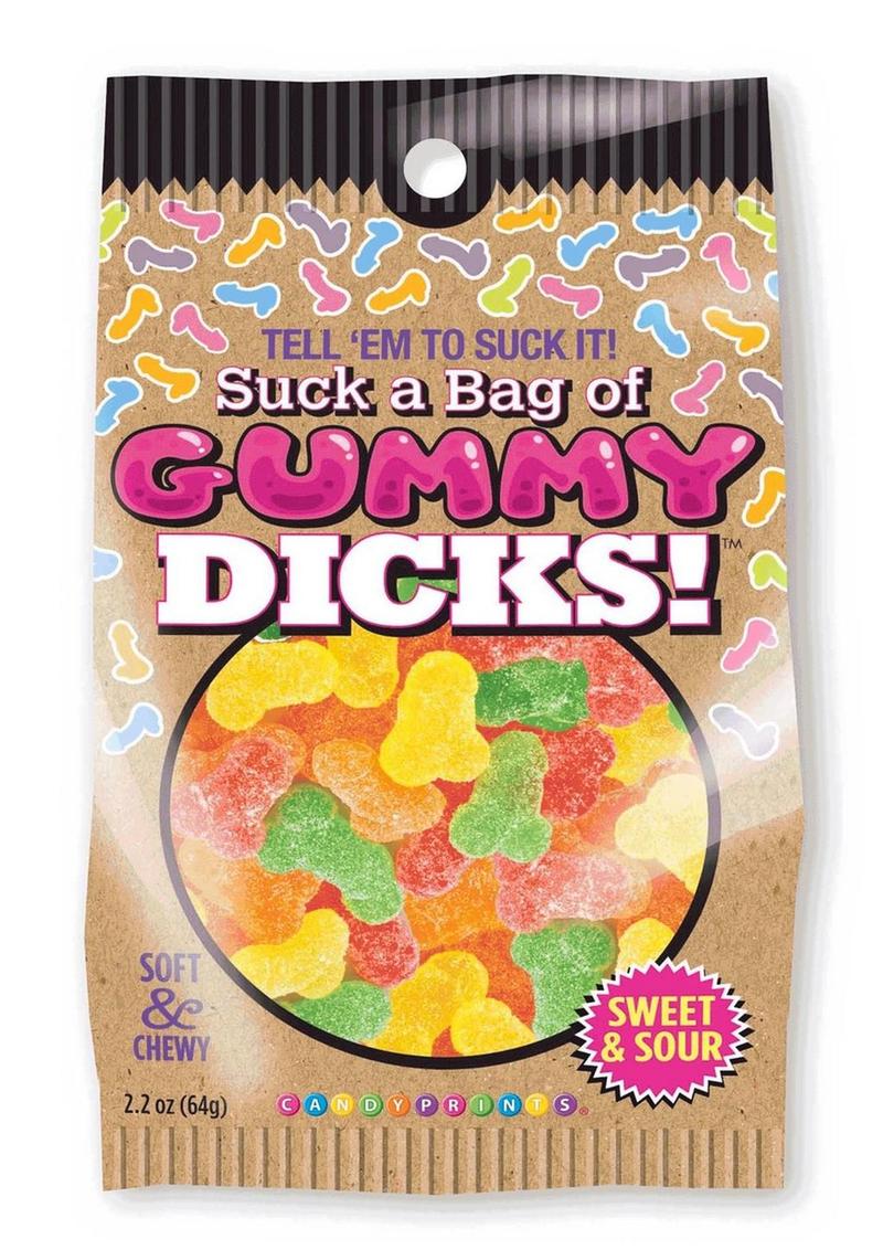 Candyprints Suck A Bag Of Gummy Dicks 4oz - Assorted Flavors - Image 2