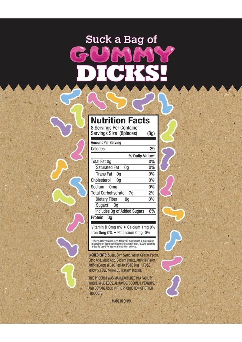 Candyprints Suck A Bag Of Gummy Dicks 4oz - Assorted Flavors - Image 3