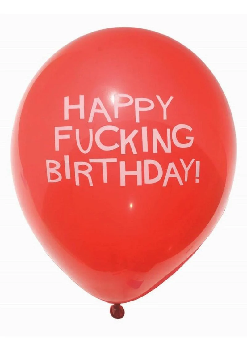 Candyprints X-Rated Birthday Balloons