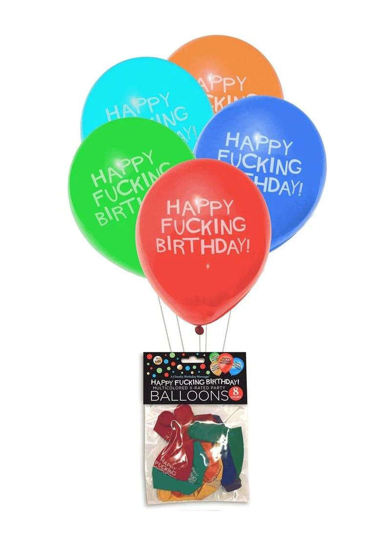 Candyprints X-Rated Birthday Balloons - Image 2
