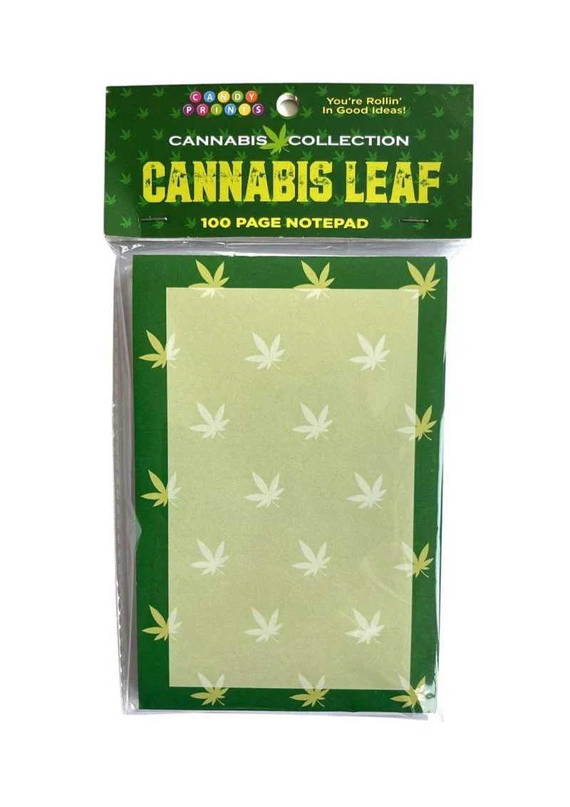 Cannabis Leaf Notepad - Image 2