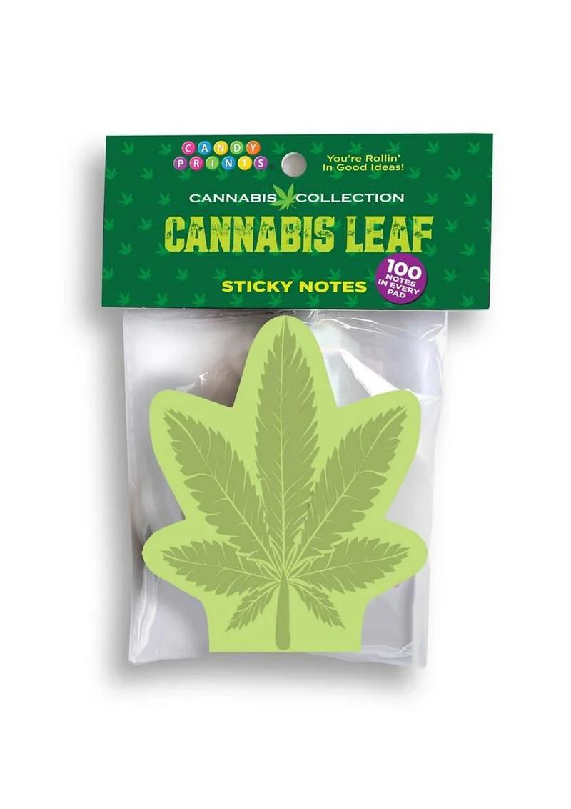Cannabis Leaf Sticky Notes - Image 2