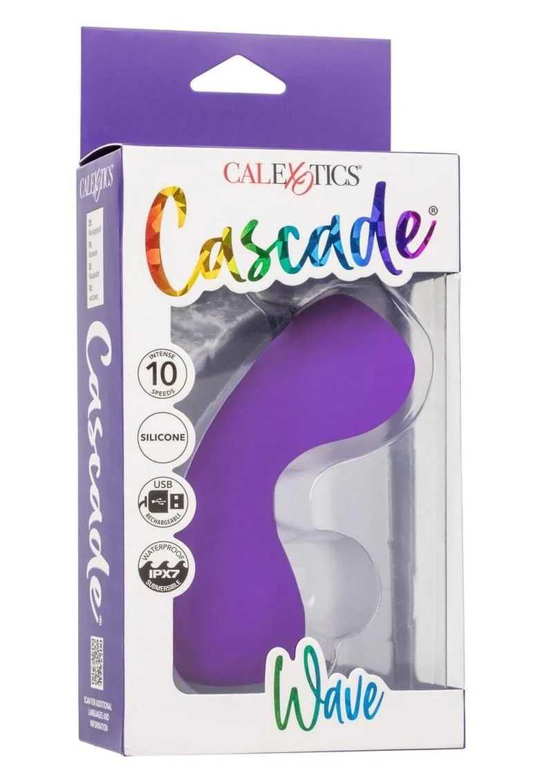 Cascade Wave Rechargeable Silicone Vibrator - Image 2
