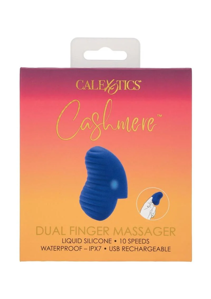 Cashmere Dual Finger Massager Rechargeable Silicone Vibrator - Image 2