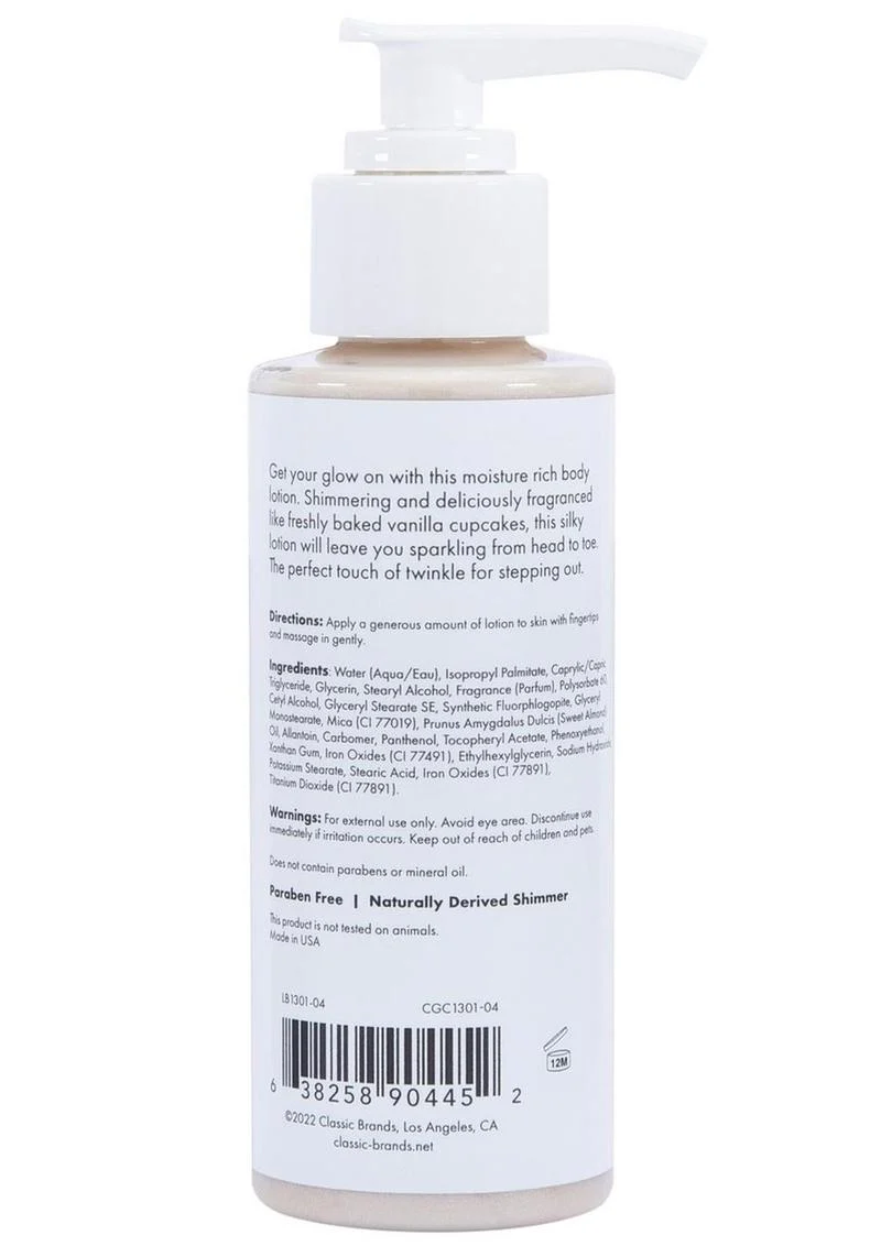 CG Glow Vanilla Cupcake Fragranced Shimmer Lotion - Image 3