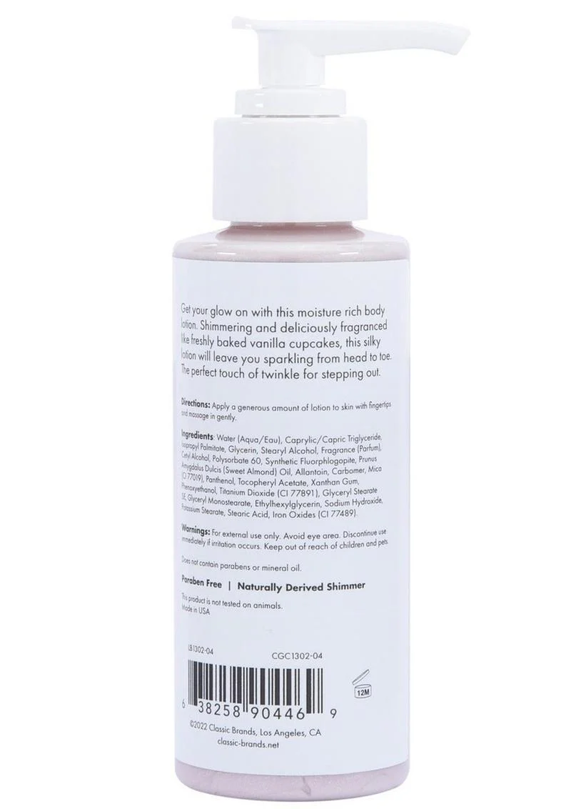 CG Glow Vanilla Cupcake Fragranced Shimmer Lotion - Image 4