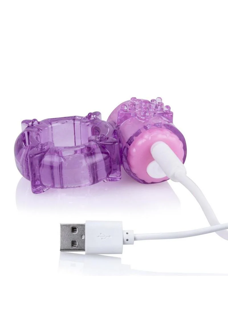 Charged Bigo Rechargeable Waterproof Vibrating Cock Ring - Image 11