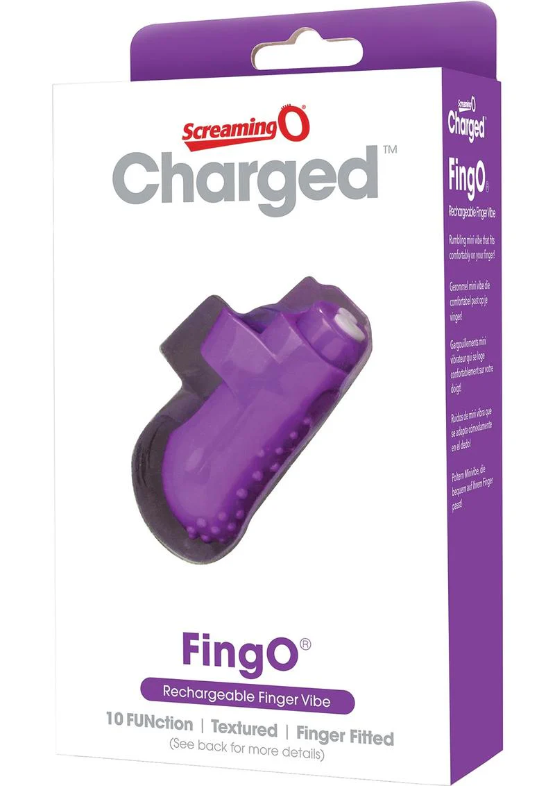 Charged Fing O Rechargeable Finger Mini Vibrator Waterproof - Image 10