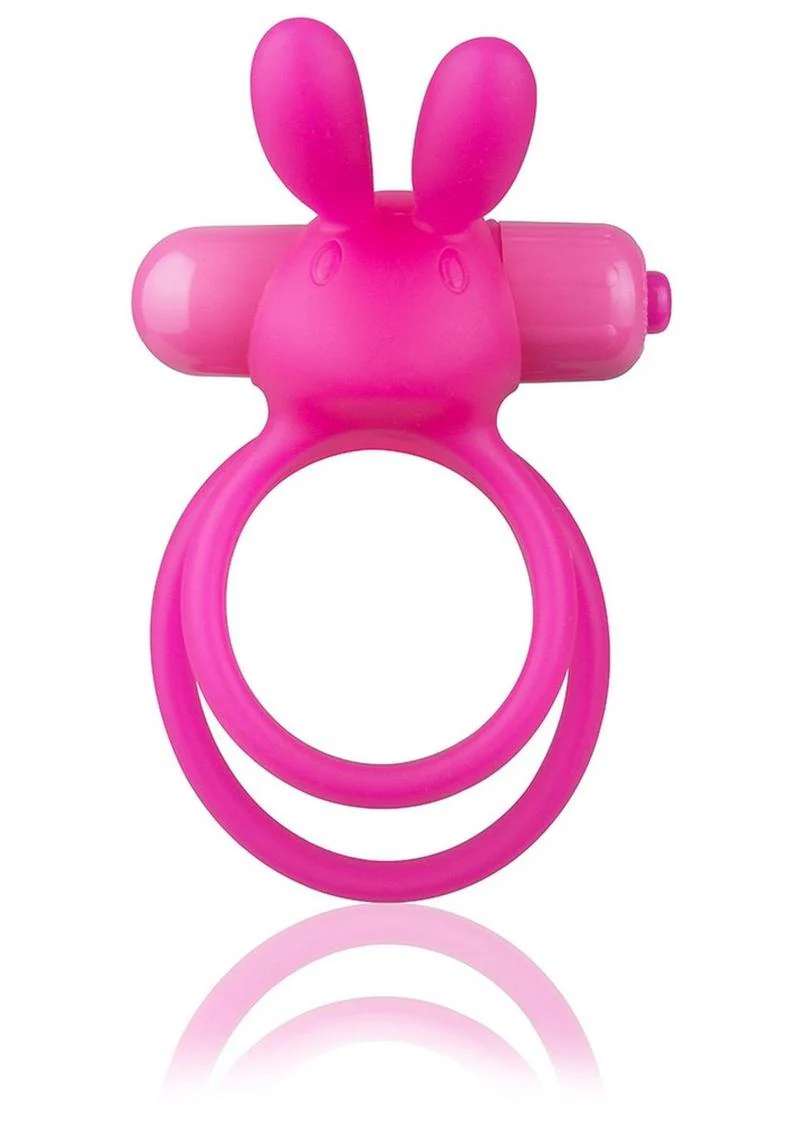 Charged Ohare XL Silicone USB Rechargeable Wearable Rabbit Vibrating Cock Ring Pink (Individual - Image 4