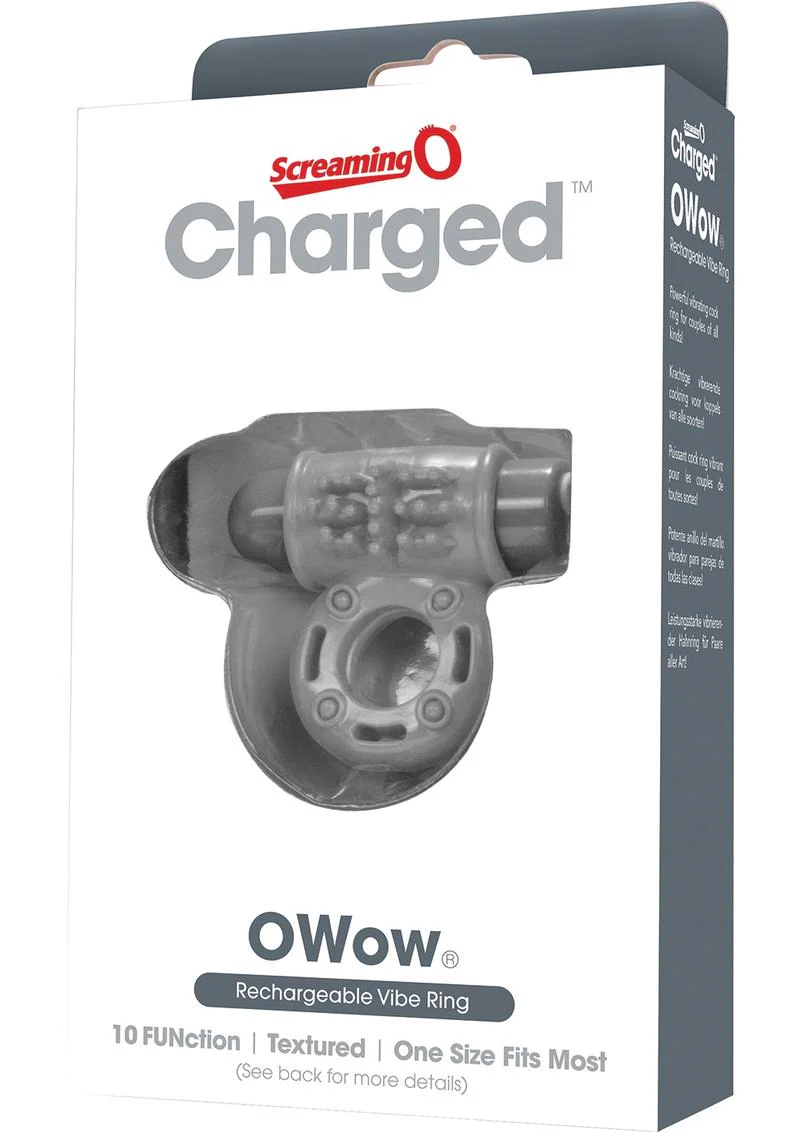 Charged OWOW Rechargeable Vibrating Ring Waterproof - Image 3