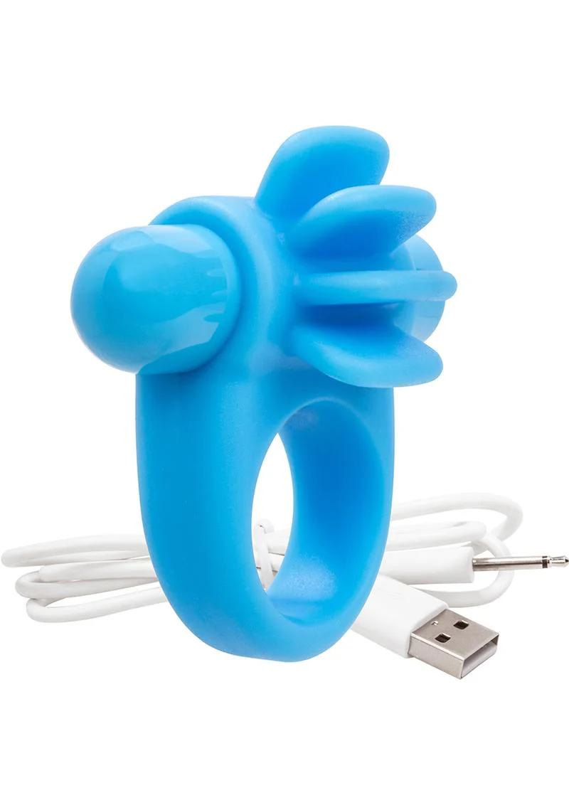Charged Skooch Rechargeable Vibrating Silicone Cock Ring Waterproof - Image 2