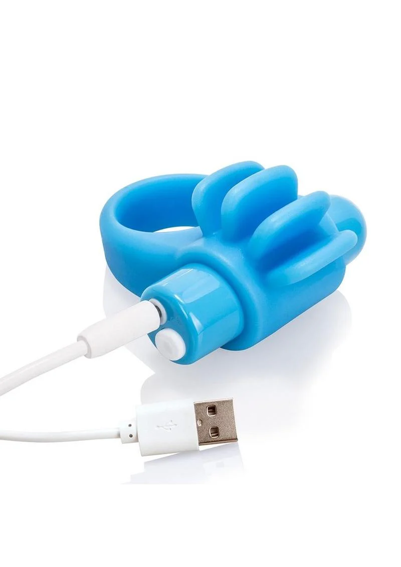 Charged Skooch Rechargeable Vibrating Silicone Cock Ring Waterproof - Image 7
