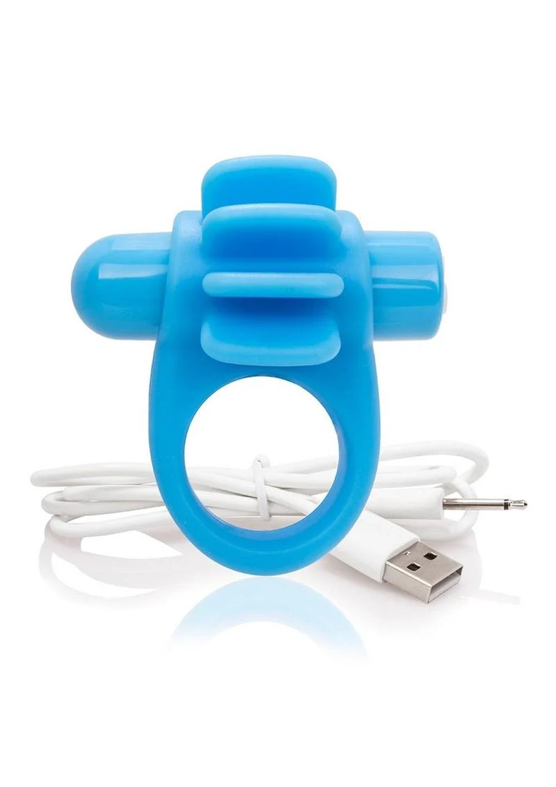 Charged Skooch Rechargeable Vibrating Silicone Cock Ring Waterproof - Image 8