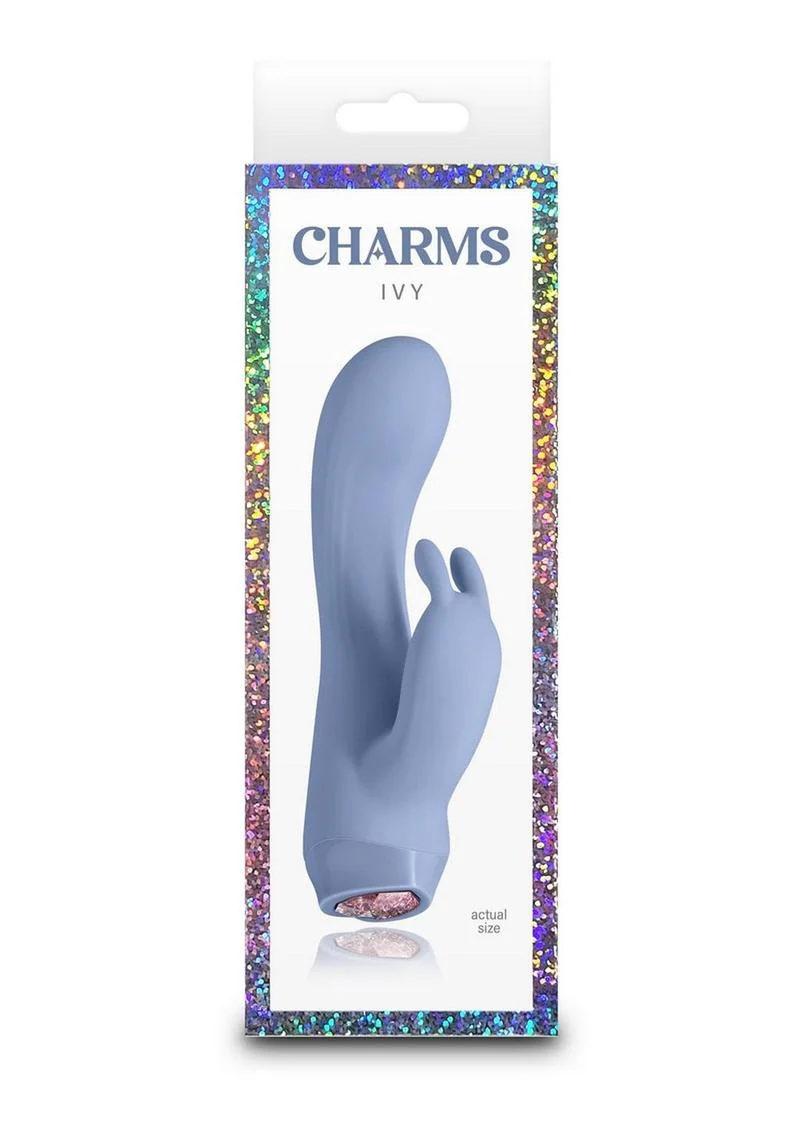 Charms Ivy Rechargeable Silicone Rabbit Vibrator - Image 6