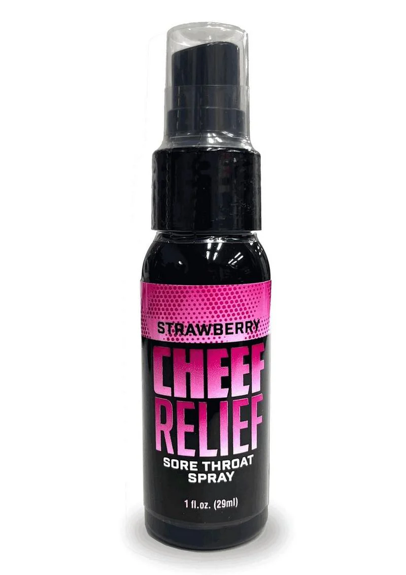 Cheef Relief Soothing Throat Spray 1oz - Strawberry - Image 2