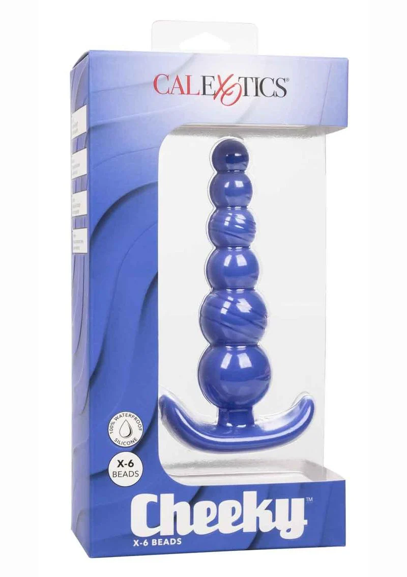Cheeky X-6 Beads Silicone Anal Probe - Image 2