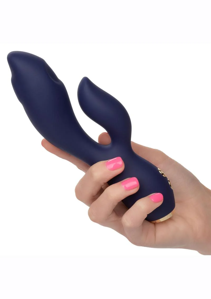 Chic Blossom Rechargeable Silicone Rabbit Vibrator - Image 3
