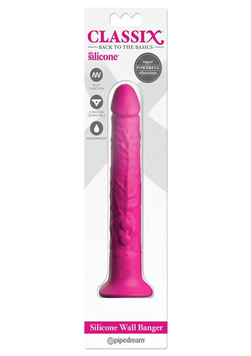 Classix Wall Banger 2.0 Silicone Vibrating Dildo - Image 2
