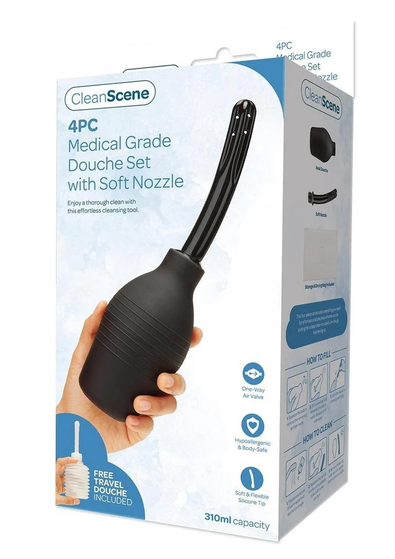 Cleanscene Medical Grade Douche Set with Soft Nozzle - Image 2