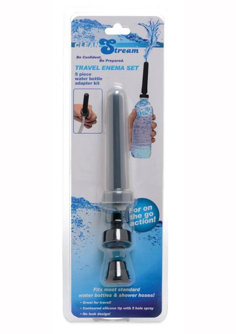 Cleanstream Travel Enema Set 5 Piece Water Bottle Adapter Kit - Image 2