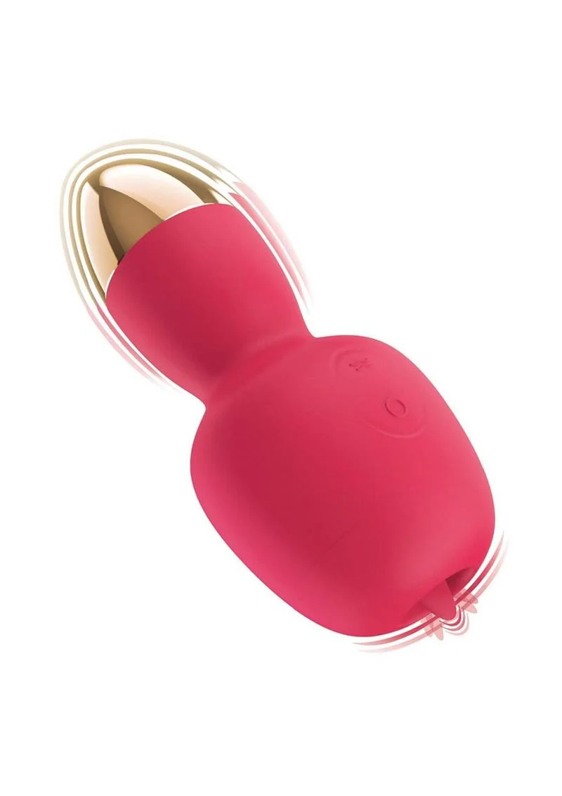 Clit-Tastic Intense Dual Massager Rechargeable Silicone Vibrator with Clitoral Stimulator - Image 6