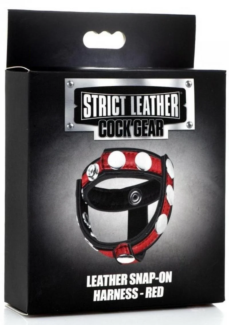 Cock Gear Leather Snap-On Harness - Image 2