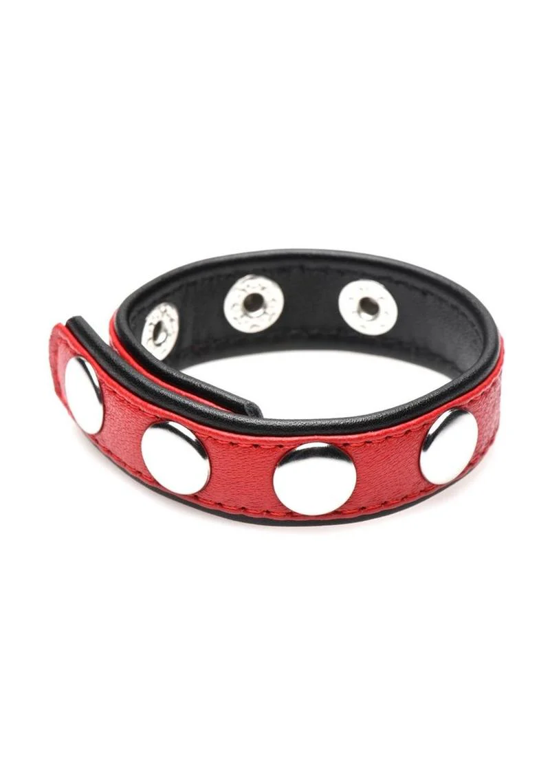 Cock Gear Leather Speed Snap Cock Ring - Image 3