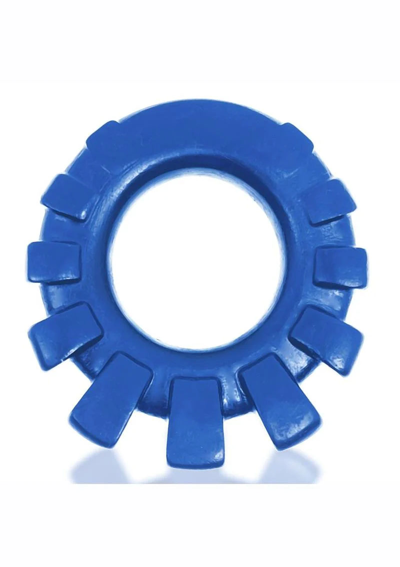 Cock-Lug Silicone Lugged Cock Ring - Marine - Image 3