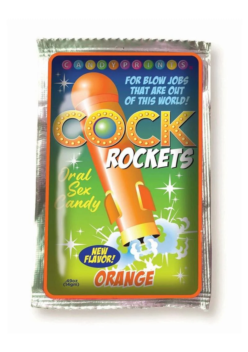 Cock Rockets Oral Sex Candy - Orange - Image 2