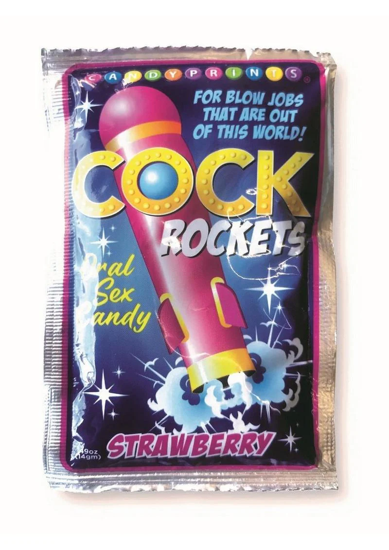 Cock Rockets Oral Sex Candy - Strawberry - Image 2