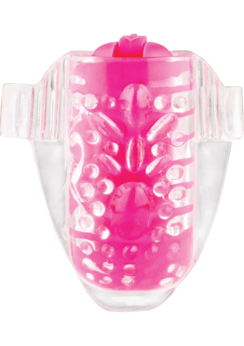 Color Pop Quickie Lingo Silicone Vibrating Tongue Ring Waterproof - Image 2