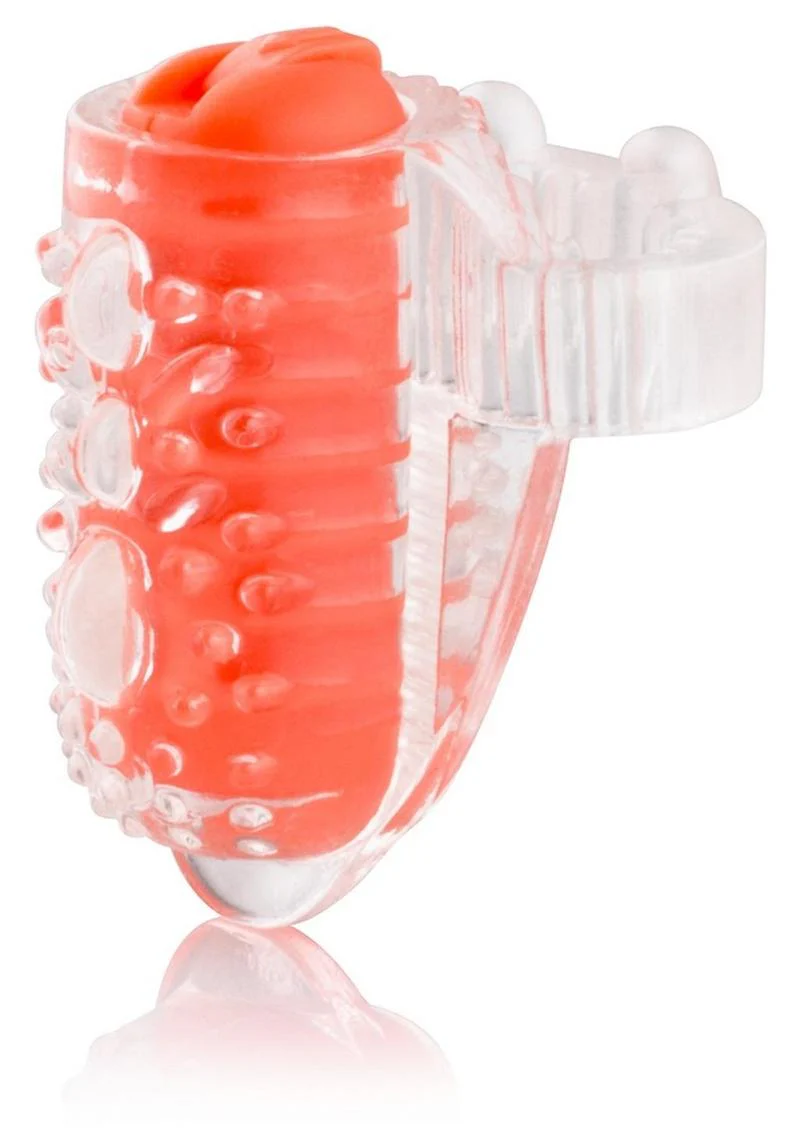 Color Pop Quickie Lingo Silicone Vibrating Tongue Ring Waterproof - Image 4