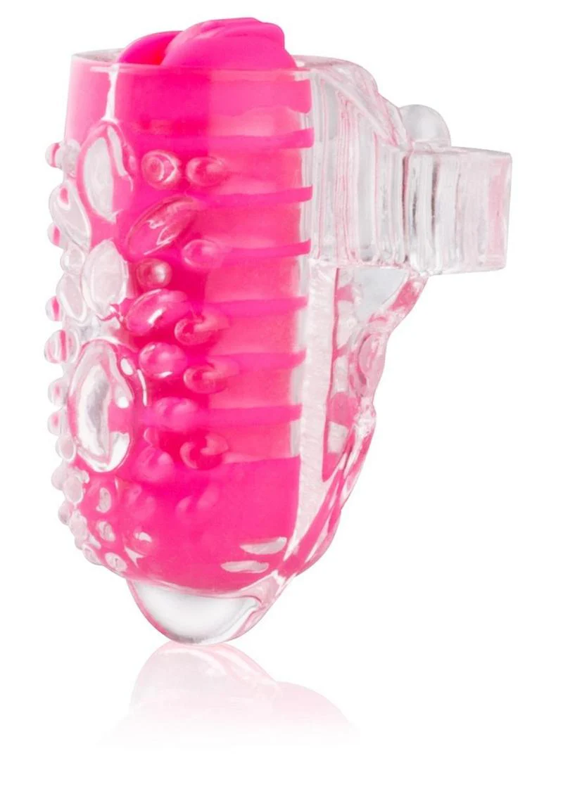 Color Pop Quickie Lingo Silicone Vibrating Tongue Ring Waterproof - Image 7