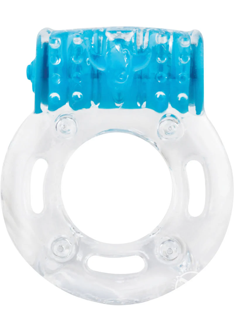 Color Pop Quickie Screaming O Plus Vibrating Ring Silicone Cock Ring