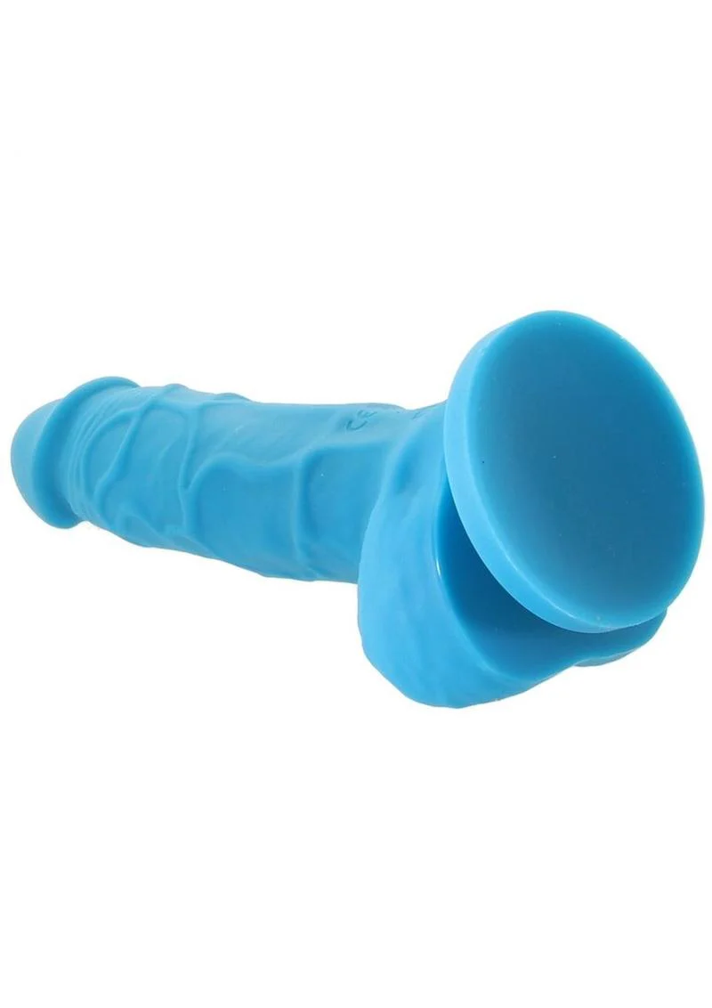 Colours Pleasures Silicone Vibrating Dildo with Balls - Image 12