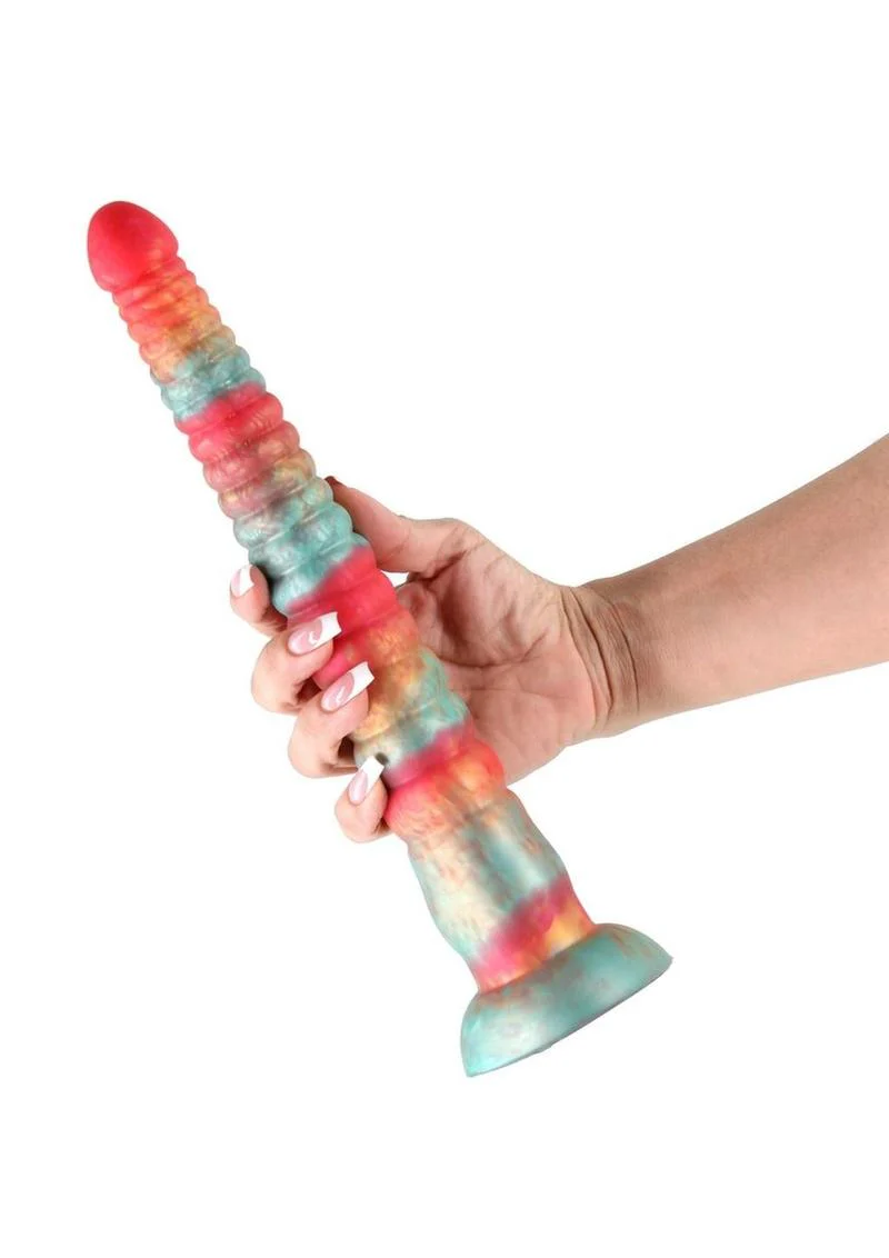Colours Stacked Silicone Dildo - Image 11