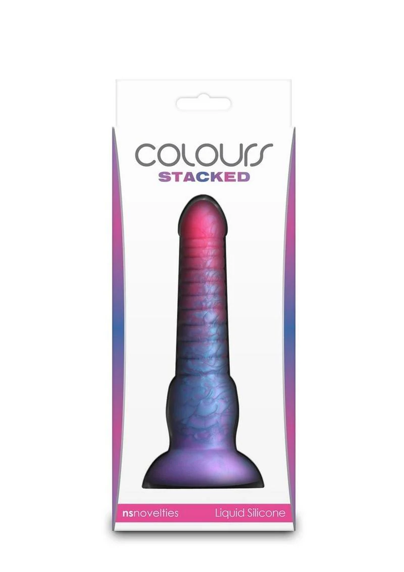 Colours Stacked Silicone Dildo - Image 15