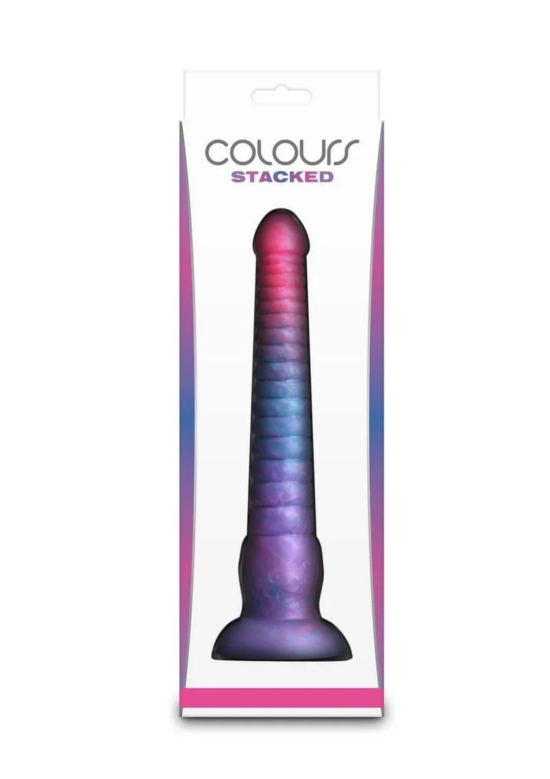 Colours Stacked Silicone Dildo - Image 21