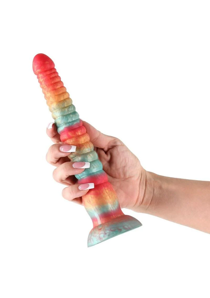 Colours Stacked Silicone Dildo - Image 23