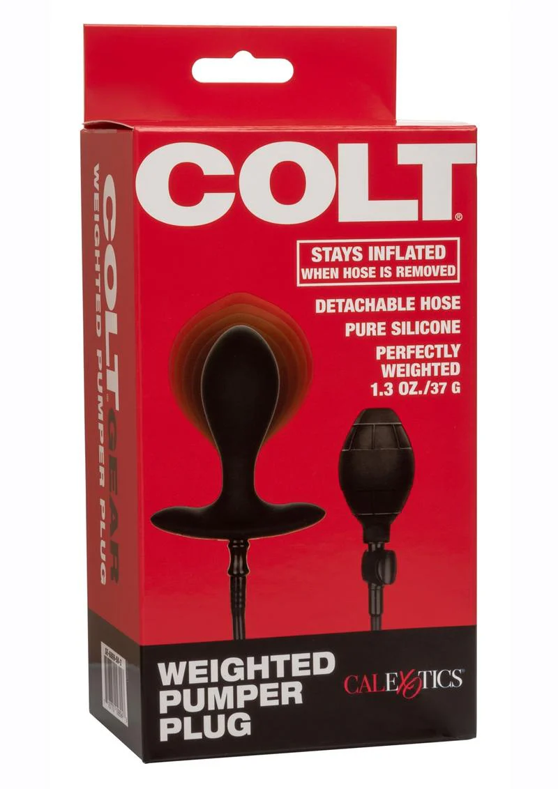 Colt Weighted Pumper Inflatable Silicone Anal Plug - Image 2