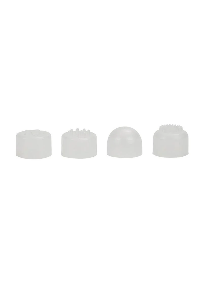 Compact Personal Travel Wand Massager with 4 Interchangeable Heads - Image 3
