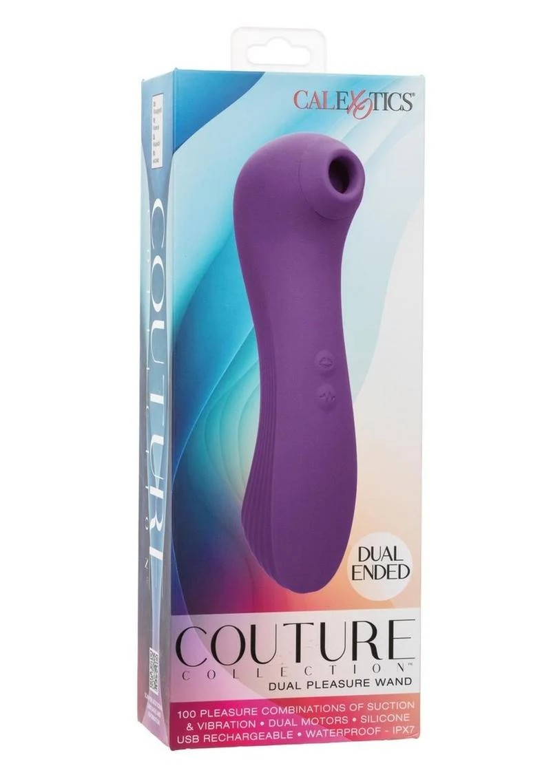 Couture Collection Dual Pleasure Wand Rechargeable Silicone Massager - Image 2
