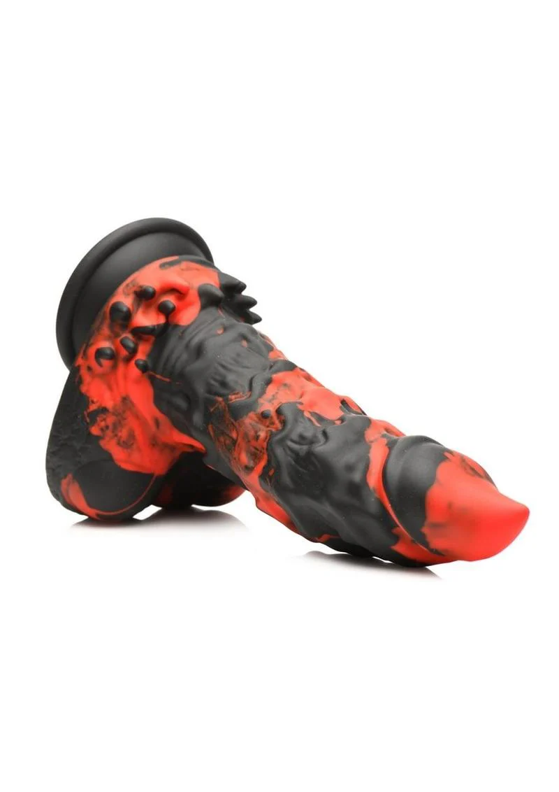 Creatiave Cocks Fire Demon Monster Silicone Dildo - Image 3
