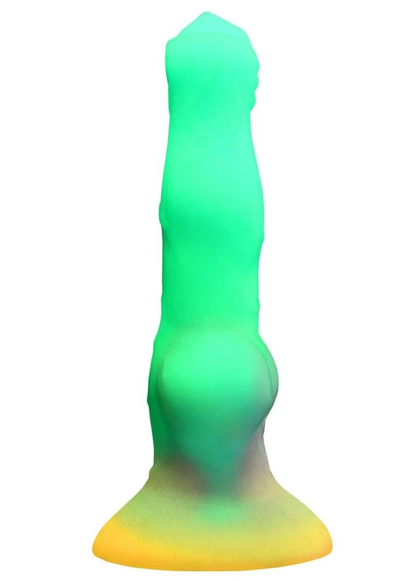 Creature Cocks Astro Cock Vibrating Glow In The Dark Silicone Dildo - Image 3
