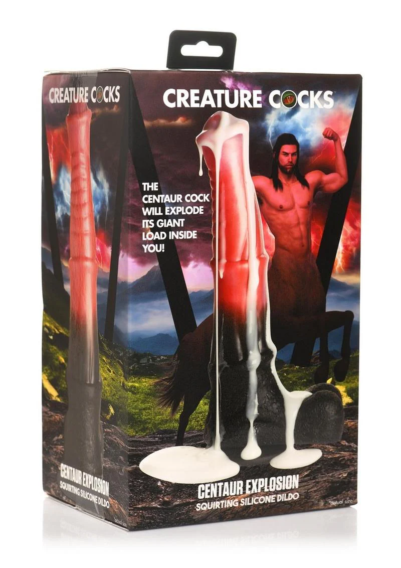 Creature Cocks Centaur Explosion Squirting Silicone Dildo - Image 2