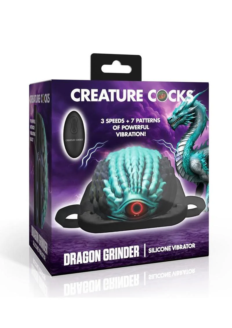 Creature Cocks Dragon Vibrating Rechargeable Silicone Grinder - Image 2