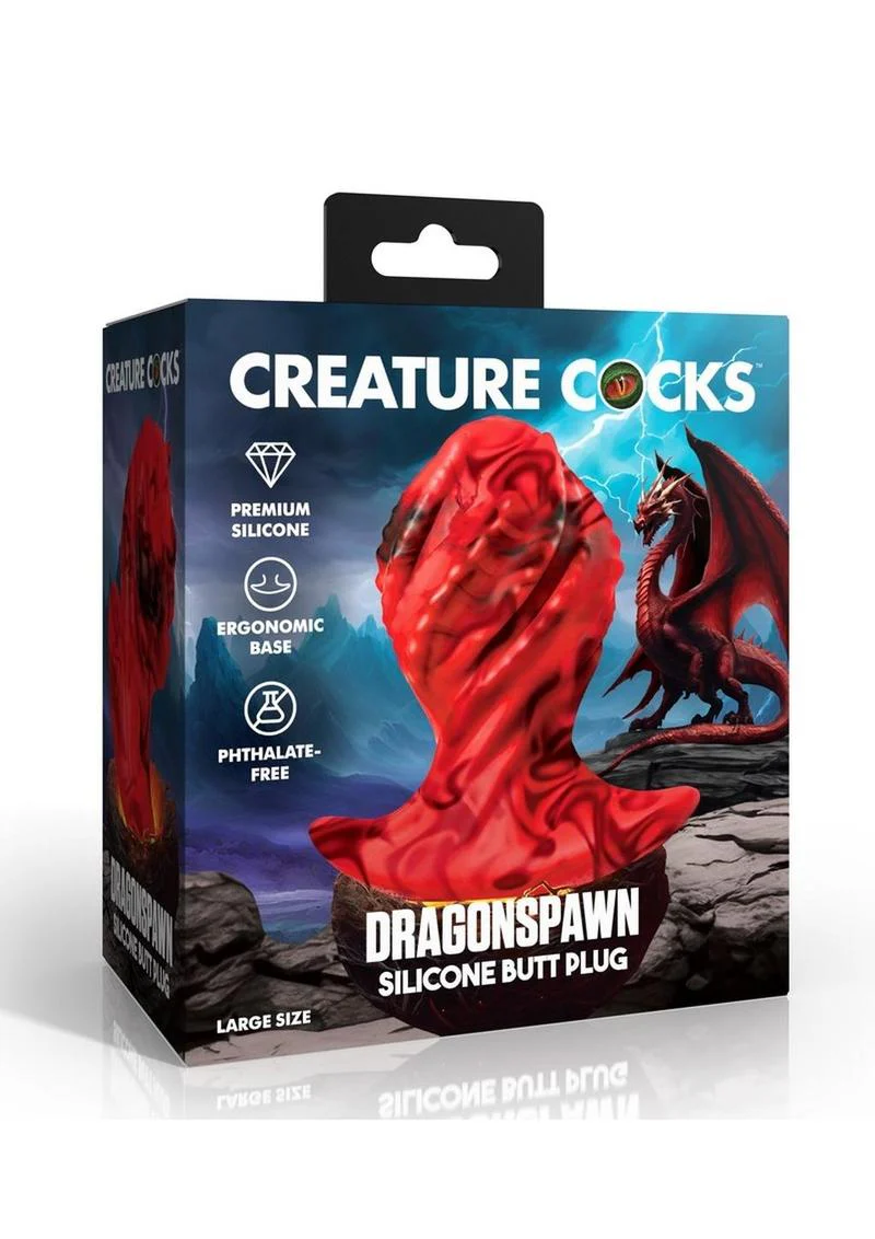 Creature Cocks Dragonspawn Silicone Butt Plug - Image 3