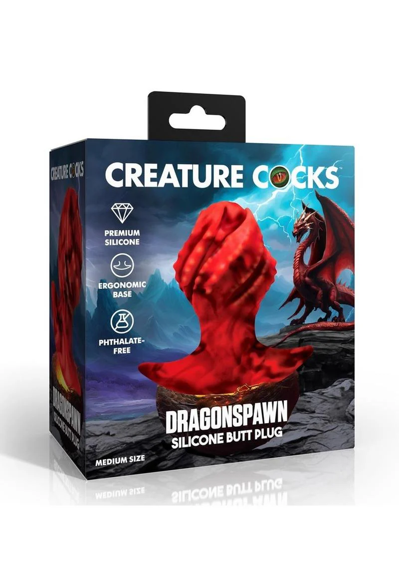 Creature Cocks Dragonspawn Silicone Butt Plug - Image 6